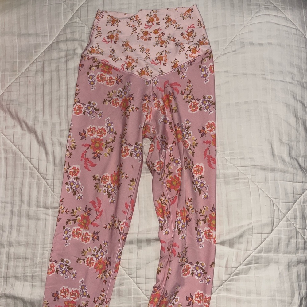 Aerie Crossover Floral Leggings